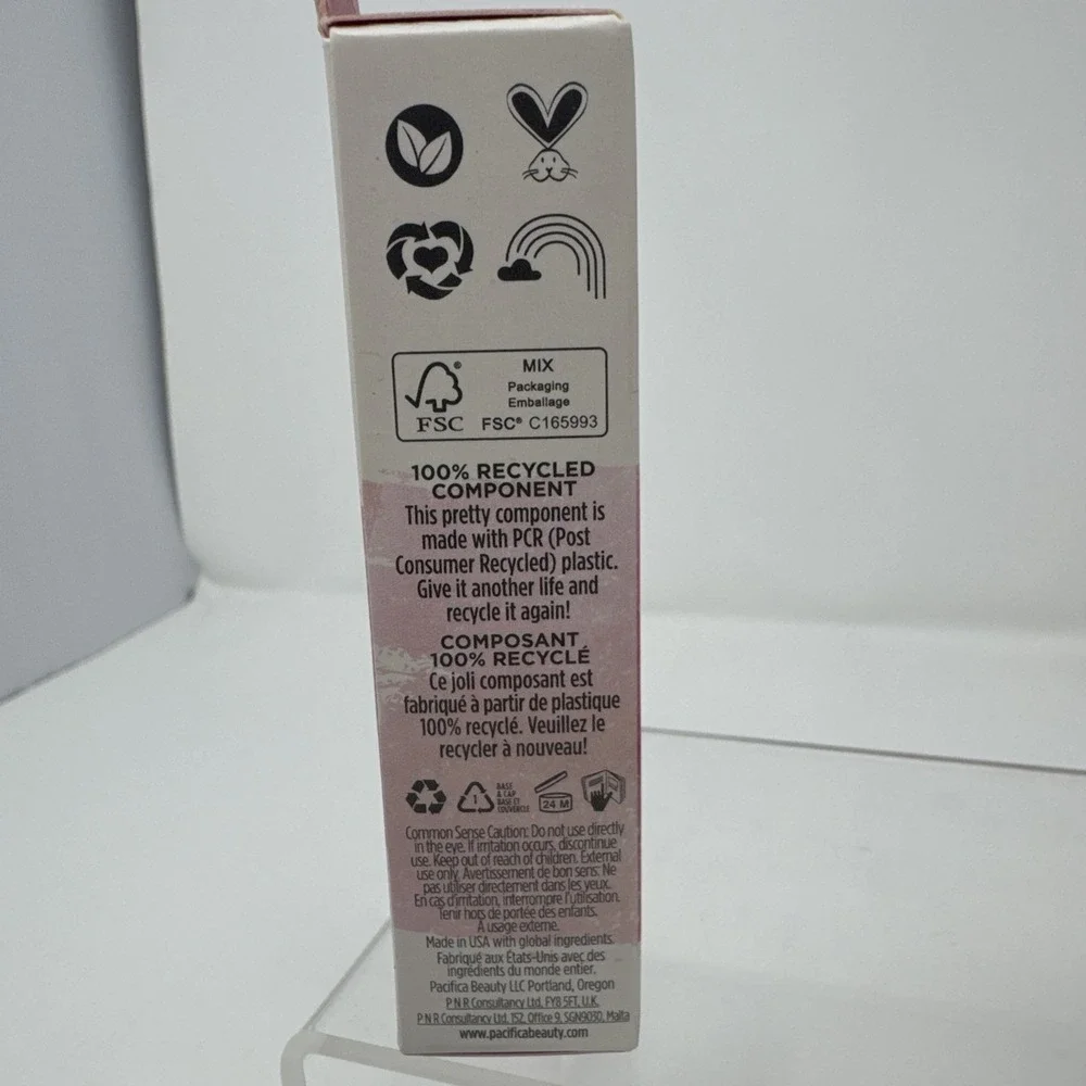 4 Glow Stick Lip Oil by Pacifica Sunrise Sheer Tint Plant Oils Vitamin E